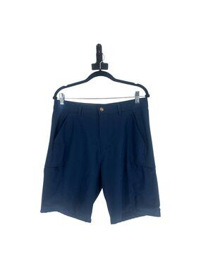 32 Degrees Men's Performance Cargo Shorts 32 Navy Cool Stretch Golf Outdoor